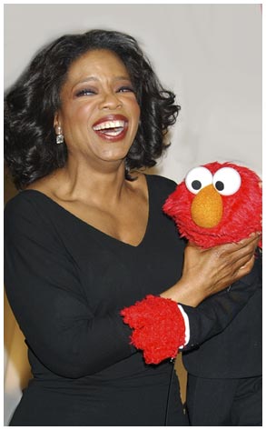 Oprah Winfrey, Elmo, Sesame Workshop's Second Annual Benefit Gala Oprah Winfrey, Elmo, Sesame Workshop's Second Annual Benefit Gala